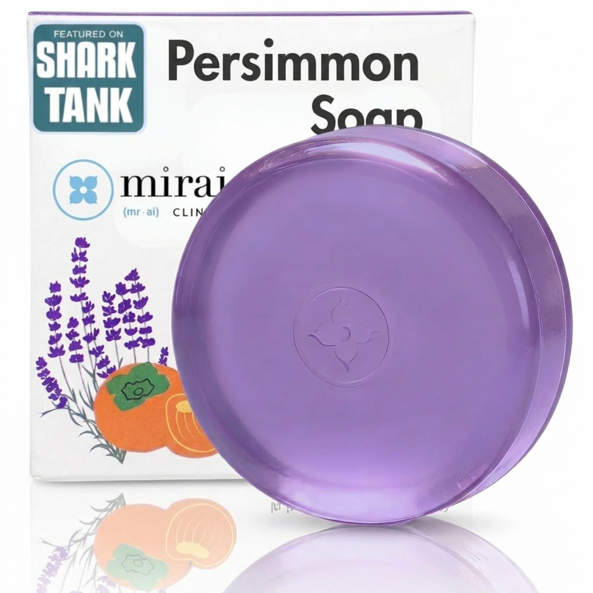 Amazon.com : Mirai Clinical Persimmon Soap Bar with Lavender Scent